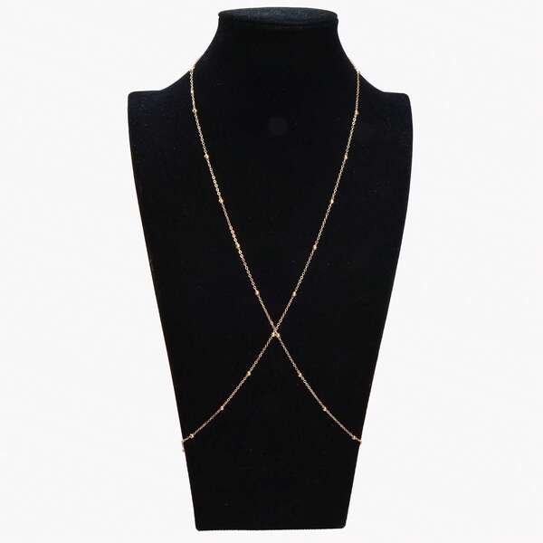 Simple Gold Waist Link Body Chain Belly Sexy Bikini Jewelry Beach Accessories