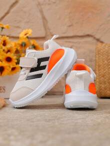 1 par de zapatos deportivos casuales, ligeros y antideslizantes de PU, adecuados para el otoño, de estilo moderno y apropiados para estudiantes de ambos sexos