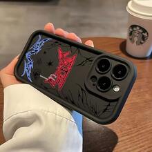 Estuche de Teléfono Estiloso para 16, 15, 14, 13, 12, 11 Pro XR XS X 8 Plus - Funda Trasera Antigolpes TPU Suave del Grupo Kpop SKZ17  17promax - Negro - Ver 3