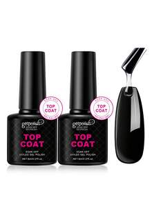 高光泽凝胶封层，持久透明密封剂，适用于亚克力指甲，需配合UV/LED灯使用，是DIY居家美甲和夏季美甲沙龙的理想之选。 - 無色 - 查看 9