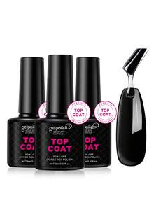 高光泽凝胶封层，持久透明密封剂，适用于亚克力指甲，需配合UV/LED灯使用，是DIY居家美甲和夏季美甲沙龙的理想之选。 - 無色 - 查看 8