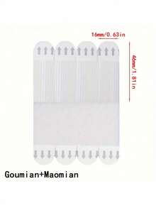 72/48pcs Of No-Drill Picture Hanging Strips - Double-Sided Removable Wall Hooks, Nylon Picture Hanging Strips, No Drill Hooks, Frame Wall Art Ledge, Invisible Hook-And-Loop Glue, Double-Sided Wall Mounting No Trace Adhesive, Water-Resistant Mounting Tape,Heavy-Duty Polyamide Picture Hanging Strips,- Non-Destructive Adhesive Hanging Rings,Perfect For Photos And Christmas Decorations, Ideal For The Holiday Season.