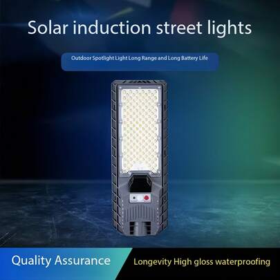 400w Lámpara de calle solar de 500W a prueba de agua con panel solar de silicio policristalino y luz LED