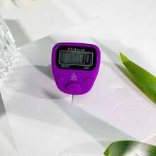 优质橡胶材料 LED 灯手指计数器，电子按钮计时器 - 彩色 - 查看 11