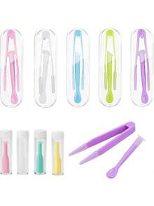 隐形眼镜佩戴器、硅胶隐形眼镜吸盘、隐形眼镜镊子、隐形眼镜佩戴/取下器、家用及旅行隐形眼镜取下器、男士快速隐形眼镜取下器、快速隐形眼镜佩戴器取下器、价格实惠、圣诞礼物、化妆品、化妆工具、经济实惠的商品、礼品、女士礼品、圣诞礼物 - 彩色 - 查看 7