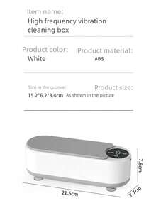OBOVAY 1pc Portable Eyeglasses, Jewelry, Watch, Makeup Brush Ultrasonic Vibration Cleaning Machine - Random Color - View 12