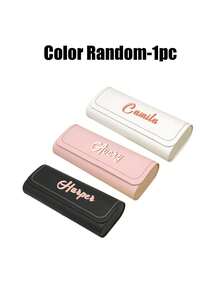 Customized Eyeglass Case, Women's Style Eyeglass Case, Anti-Crush Portable Creative Fresh Minimalist Sunglasses Case, Myopia Glasses Case Unisex, Extra Large Eyeglass Case Suitable For Oversized Frames, Suitable For Sports, Travel, Daily Carry, Also Can Be Used As Gifts, Such As Holiday Gifts Or Special Occasion Gifts Like Weddings, Graduations, Etc. - Multicolor - View 8