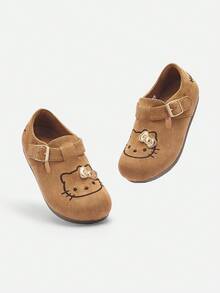 Balabala Girls Birkenstock-Style Shoes 2025 Spring/Autumn Fashion Sandals - Camel - View 4