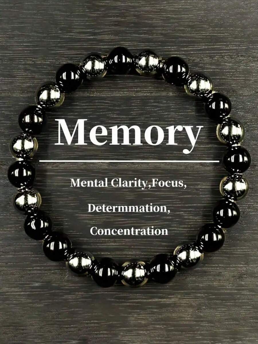 1 件波西米亚风格 8 毫米彩虹黑曜石和玛瑙手链 - 男女通用手工珠宝，适合日常佩戴、聚会和礼物，增强思维清晰度和专注力，十二月诞生石 - 多色2 - 查看 1