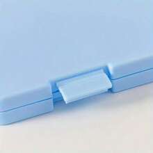 Caja de almacenamiento de media carpeta, ideal para organizar y guardar trabajos de estudiantes, de gran capacidad, multifuncional y apta para la clasificación por asignaturas. - Azul - Ver 10