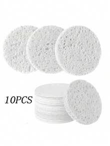 10/20/30/50/60/100 件 100% 天然压缩面部海绵，天然纤维素面部海绵，用于清洁、去角质、洗脸、卸妆和 SPA 使用 - 女士旅行护肤必需品，可重复使用的化妆海绵，配有透明塑料海绵储物罐，适合家庭和旅行 - 彩色 - 查看 22