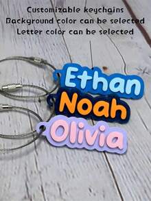 3D Printed Water Bottle Name Tag | Cute Personalized Keychain | Small Name Tag With String | Customized Name Tag | Sports Bag Name Tag