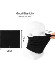 Winter Knit Beanie Hat Neck Warmer Scarf And Touch Screen Gloves Set 3 Pcs Thermal Lined Skull Cap For Men Knit Beanie Winter Thick Solid Thermal Lined Beanie Hats For Men Warm Skiing Beanies Fall