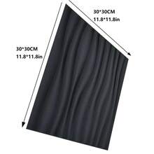 4pcs 30cm X 30cm 3D PVC Wall Panels, Adhesive-Free Decorative Wall Tiles, 3D Relief Wall Decor Wallpaper Wall Paper Wall Stickers Room Decor Wallpaper Peel And Stick Bathroom Decor