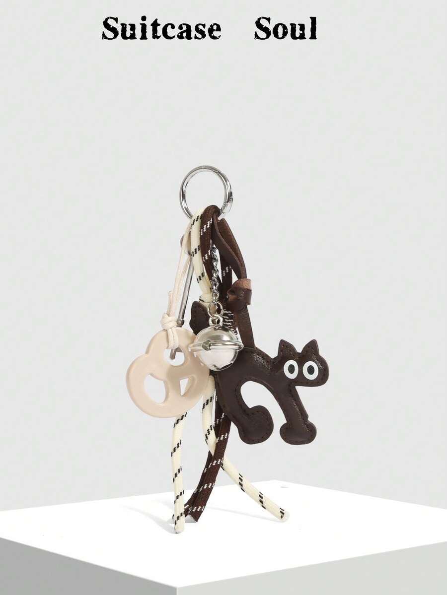 سلسلة مفاتيح عصرية، سلسلة مفاتيح السيارة، سلسلة مفاتيح بسكويت البريتزل، قلادة جرس، سلسلة مفاتيح إطار حساب، سلسلة مفاتيح قطة كبيرة العينين، سلسلة مفاتيح، حزام زخرفي من الحبل، مناسبة للفتيات والسيدات والمكتب والمدرسة، هدايا صغيرة للنساء، ترتقي بأسلوبك