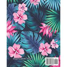 Address Book: Large Print Address Books With Alphabet Index. Large Print Address Book With Alphabet Tabs. More Than 350 Entry Spaces! Tropical Leaves Cover .Large Ize - Default - View 2