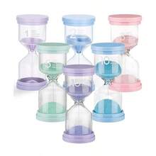 Colorful Macaron Hourglasss Timer 1/3/5/10/15/30 Minutes Sandglass Timers Quicksand Home Ornament Children Do Homework Sand Clock