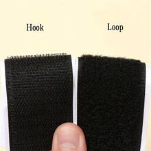 Double-Sided Adhesive Hook And Loop Tape, Hook & Loop Fastener Tape, Convenient Self-Adhesive Hook And Loop For Window Curtains, Frames, Mosquito Nets, Carpets, Cars, Easy To Operate