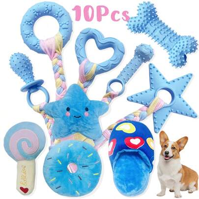 Luxury Puppy Toys For Teething Small Dogs, Puppy Chew Toys With Cute Squeaky Dog Toys, Toys For Puppy To Small Dogs
