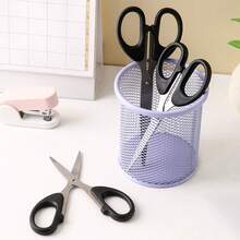 Stainless Steel Office & Home Small Scissors, Stainless Steel Household Scissors, Student Stationery Scissors, Suitable For Arts & Crafts, Paper Cutting, Trimming Threads, Cutting