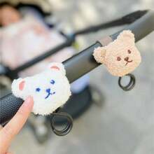 1/2 Stücke Baby Kinderwagen Haken süße Blume Kinder Wagen Regenschirm Aufhänge Tasche Aufbewahrungsschlaufe Haken Babyzubehör Aufbewahrung
