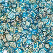 Vintage Baroque Style Transparent Bead Set, Colorful Transparent Gold-Plated Acrylic Beads, Suitable For Making Jewelry, Bracelets, Anklets, Earrings, Necklaces, Phone Charms, Keychains, Bag Charms, Ideal For DIY Graduation, Back To School Gifts, Summer Beach Accessories, Halloween, Christmas, New Year Gifts