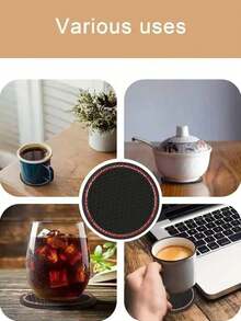 2pcs Multicolor Sparkling Car Cup Holders, Universal Vehicle Cup Holder Inserts, 2.75 Inch Rhinestone Anti-Slip Silicone Car Accessories, Fit Most Car Models - Multicolor - View 9