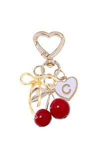 Móc khóa hình quả anh đào dễ thương, thời trang, màu vàng kim - Móc khóa hình quả anh đào, phụ kiện trang trí ba lô sành điệu, móc khóa, mặt dây chuyền hợp kim chữ cái A-Z, mặt dây chuyền tai nghe, mặt dây chuyền xe hơi, mặt dây chuyền trang trí, móc khóa hình quả anh đào, phụ kiện túi xách, kẹp túi, phụ kiện nhựa và kim loại sáng bóng, ví và túi xách nữ, phụ kiện ba lô - Nhiều màu - Xem 19