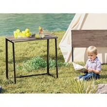 HOMEMAKE Furniture Escritorio de Computadora Plegable Se Puede Usar para Oficina Ahorro de Espacio de Estudio 80 x 40 x 74cm Nuez - Nuez 80*40*74cm - Ver 8