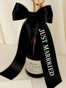 Dây ruy băng trang trí đám cưới tùy chỉnh, Dây ruy băng trang trí chai sâm panh, Dây ruy băng trang trí ly sâm panh trong lễ cưới, Dây ruy băng trang trí ly sâm panh tiệc tùng, Nhãn chữ tùy chỉnh, Dùng để trang trí sâm panh và rượu vang, Gói quà, Thích hợp cho đám cưới, sinh nhật, quà tặng lễ Phục sinh, quà tặng tiệc tùng, buộc bó hoa, trang trí tiệc, Dễ dàng lắp đặt - Nhiều màu - Xem 9