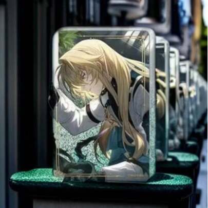 Full-Body Character Standee Merchandise - Liuma Mahjong Character Merchandise (Random Liusha Color, Random Backside Pattern) - Game Merchandise - Perfect Gift - Birthday Gift - Holiday Gift - Seasonal Gift - Suitable For Game Merchandise Collectors - Christmas Gift