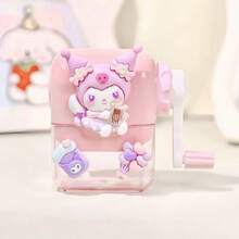 Sanrio Sanrio Hand Rotating Pen Knife Melody Laurel Dog Pencil Sharpener Necessary For Office, Durable Pencil Sharpener, Cute Cartoon Characters, Send Friends Children Friends School Gifts Birthday Gifts First Choice