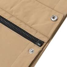 MLB 男女通用休闲连帽夹克，GORPCORE BASIC 2L WINDBREAKER，极简运动外套，3AWJB0151-43BGP - 米黃色 - 查看 8