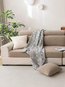 1pc Beige Stretch Sofa Cover, Bohemian Style Sofa Slipcover, Water-Resistant, Protects Sofa From Scratches, Suitable For 1/2/3/4 Seat Sofas, Machine Washable, For Home Use All Seasons - Khaki - View 6