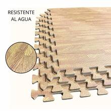 Fitness Floor Mat - Parquet Wood - View 4