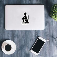 3-Inch "Worker's Break Humor" Sticker - Humorous - Themed Vinyl Sticker With Character & Text Art For Laptops, Notebooks, Water Bottles, Labor Enthusiasts, And Fun Decor | Great For Blue - Collar Fans, Relatable Humor Lovers, And Those Into Playful Work Puns | Perfect For Showcasing Fandom For Light - Hearted Vibes, Adding Whimsical Flair, And Celebrating Sass - Centric Rest Humor