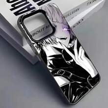 Funda para Teléfono con Diseño de Nazuna Nanakusa, Compatible con 16, 15, 14, 13, 12, 11 Pro, 16E, X, XR, XS, 8 y Plus, con Superficie Mate Resistente a Golpes, Carcasa Protectora, Funda Práctica, Estuche de Attack On Titan17 17promax - Negro - Ver 3
