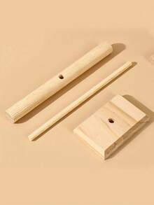 1pc Jewelry Holder, Jewelry Organizer Stand, Wooden Jewelry Bracelet Watch Display Tower, Bangle Scrunchie Necklace Holder Storage Stand Valentine Day