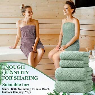 Absorbent, Soft, Skin-Friendly, Quick-Drying Bath Towel/Hand Towel, Suitable For Swimming, Fitness, Portable Sauna Bathroom