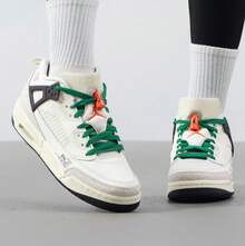 Nike أحذية كرة السلة الرياضية الكلاسيكية منخفضة الرقبة لأطفال جوردان سبيزايك - أبيض - مشاهدة 1