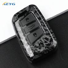 Funda protectora de fibra de carbono ABS para llave de coche, apta para Passat Magotan B8, Skoda Superb A7, Kodiaq - Carcasa inteligente para llave