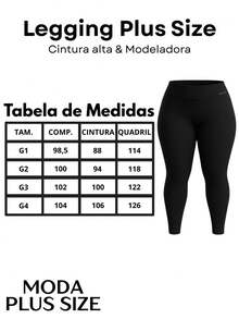 Plus Size Women's Leggings, High Waist, Non-Transparent, Comfortable, Gym Fitness - Xám - Xem 4
