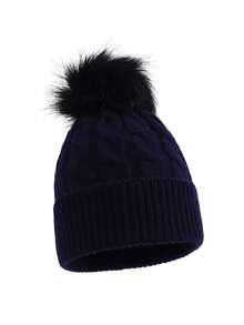 Autumn/Winter Unisex Kids Knitted Beanie Hat, Cute & Versatile