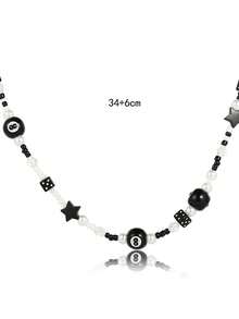 Star Decor Beaded Necklace