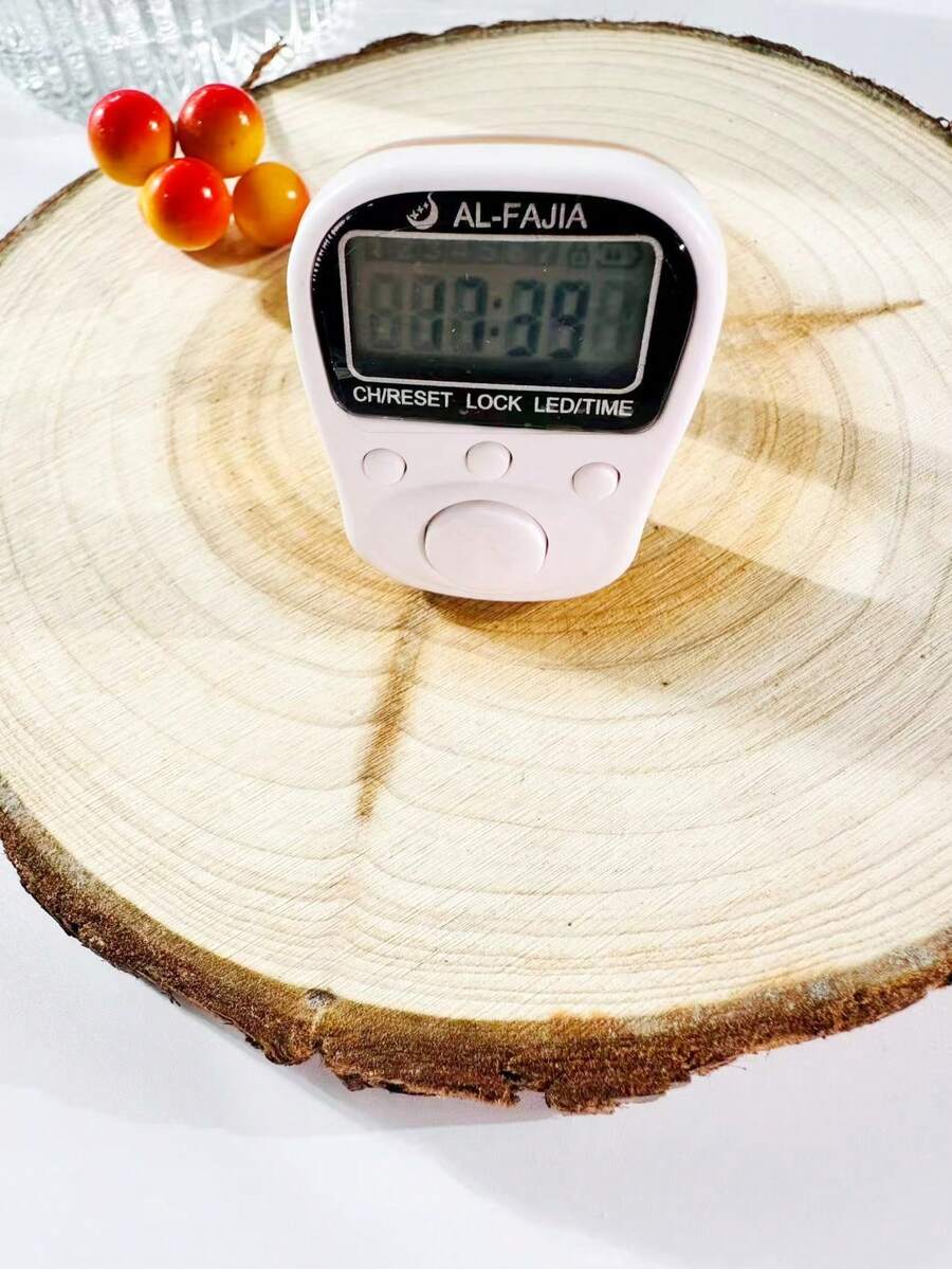 畅销产品，可充电发光中东计数器穆斯林祈祷环形多功能计数器带锁 - 彩色 - 查看 1