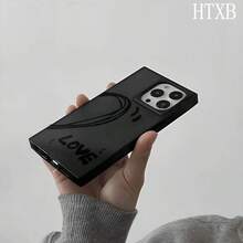 Funda con diseño de corazón, compatible con los modelos 16 Pro, 16, 15 Pro, 14, 14 Plus, 13, 13 Pro, 12 Pro y 12 Pro. Ofrece protección total contra golpes, una amplia abertura, un elegante marco brillante y una estética mejorada. - Amarillo - Ver 3
