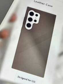 Induction Leather Case Compatible With S23 S24 S25 Plus And Ultra - 深灰色 - 查看 2