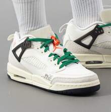 Nike أحذية كرة السلة الرياضية الكلاسيكية منخفضة الرقبة لأطفال جوردان سبيزايك - أبيض - مشاهدة 2