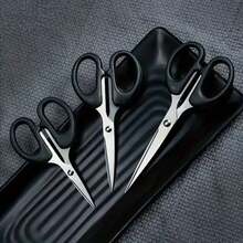 Stainless Steel Office & Home Small Scissors, Stainless Steel Household Scissors, Student Stationery Scissors, Suitable For Arts & Crafts, Paper Cutting, Trimming Threads, Cutting