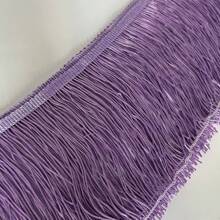 2/10Yards/Pack 15cm Fringe Trim Lace Polyerter Fibre Tassel 4inch Wide Long For Clothes Accessories Latin Wedding Dress DIY Lamp Shade Decoration - Multicolor - View 34